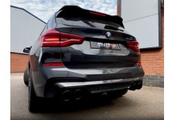 Ligne d'échappement inox FAP-Back à valves MILLTEK BMW X3M + COMPETITION F97 (2019+)(Homologuée)