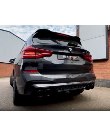 Ligne d'échappement inox FAP-Back à valves MILLTEK BMW X3M + COMPETITION F97 (2019+)(Homologuée)