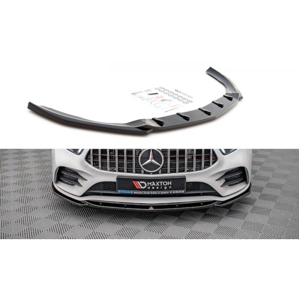 Spoiler / Lame de pare-chocs avant Mercedes Classe A Pack AMG + A35 AMG W177 (2018+)