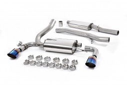 Ligne d'échappement Cat-Back à valves MILLTEK Ford Focus RS MK3 2,3 EcoBoost 4wd (2016-2018)(Homologuée)