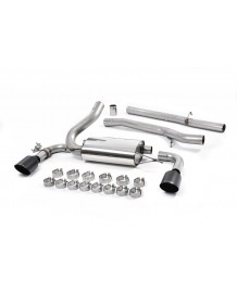 Ligne d'échappement inox Cat-Back à valves MILLTEK Ford Focus RS MK3 2,3 EcoBoost 4wd (2016-2018)(Race)