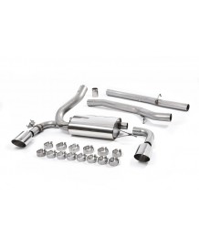 Ligne d'échappement inox Cat-Back à valves MILLTEK Ford Focus RS MK3 2,3 EcoBoost 4wd (2016-2018)(Race)