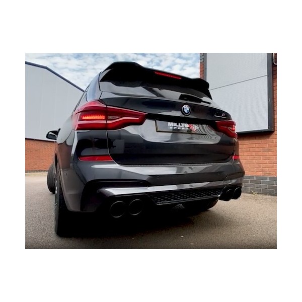 Ligne d'échappement inox Cat-Back à valves MILLTEK BMW X3M + COMPETITION F97 (2019+)(Race) Ligne d'échappement inox Cat-Back à valves MILLTEK BMW X3M + COMPETITION F97 (2019+)(Race)