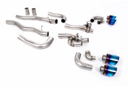 Ligne d'échappement inox FAP-Back à valves MILLTEK BMW M8 + Compétition Gran Coupé F93 LCI (2021+)