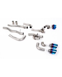 Ligne d'échappement inox FAP-Back à valves MILLTEK BMW M8 + Compétition Gran Coupé F93 LCI (2021+)