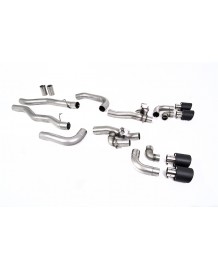 Ligne d'échappement inox FAP-Back à valves MILLTEK BMW M8 + Compétition Gran Coupé F93 LCI (2021+)