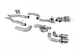 Ligne d'échappement inox FAP-Back à valves MILLTEK BMW M8 + Compétition (F91/F92) (2020+)