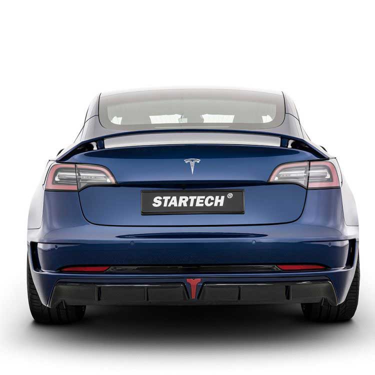 Diffuseur arrière tesla model 3 startech suprcars