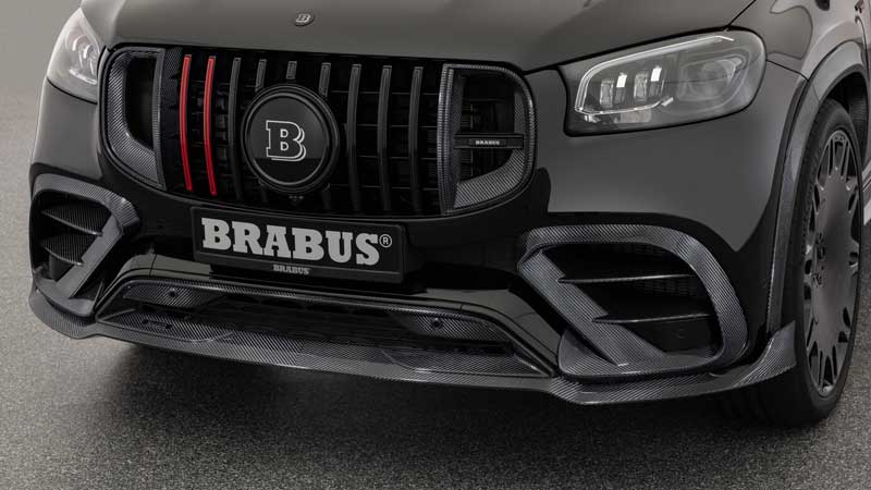 Spoiler avant carbone Brabus mercedes gle63 s amg coupé suprcars