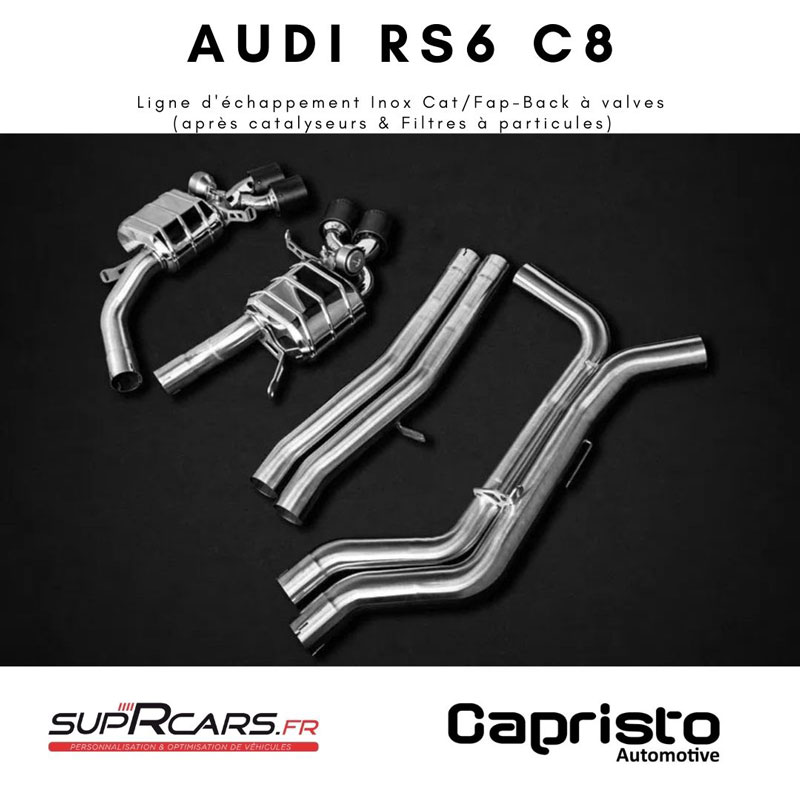 Echappement Capristo audi RS6 C8 suprcars